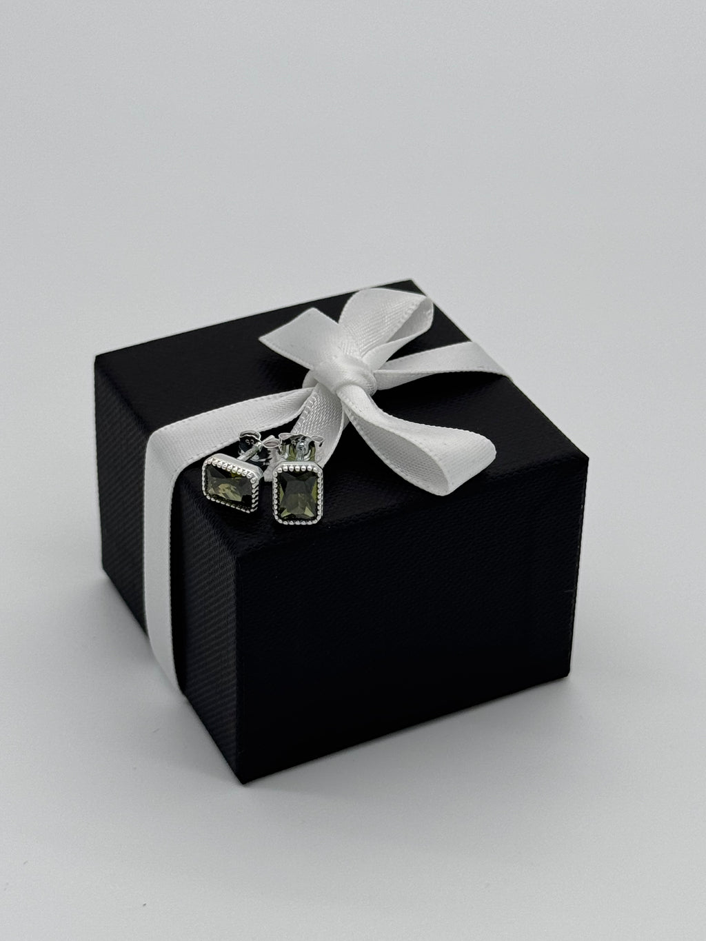 Ohrringe Silber 925 - Oliver Baguette Stein