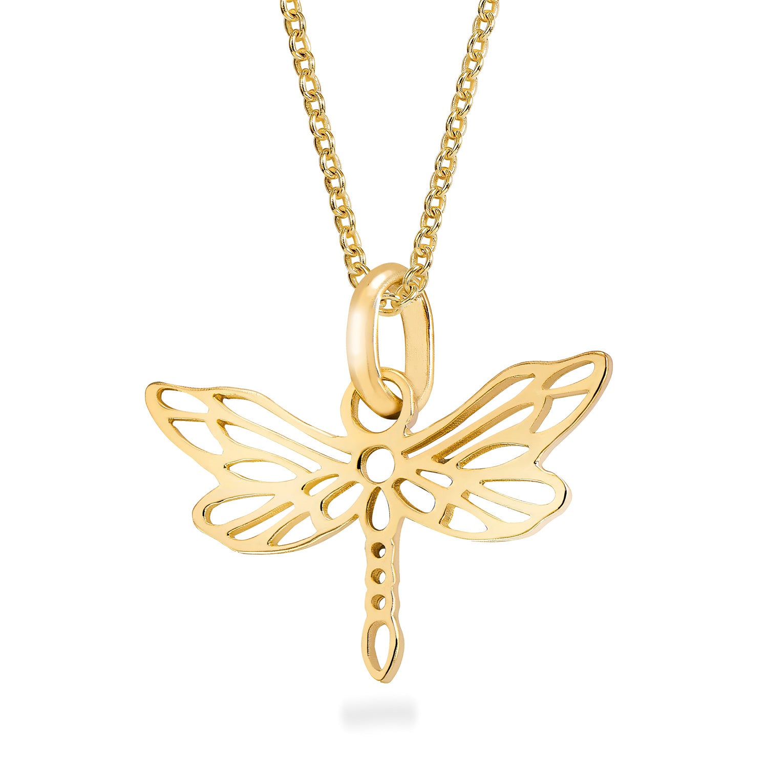 Goldene Libelle | Silber 925
