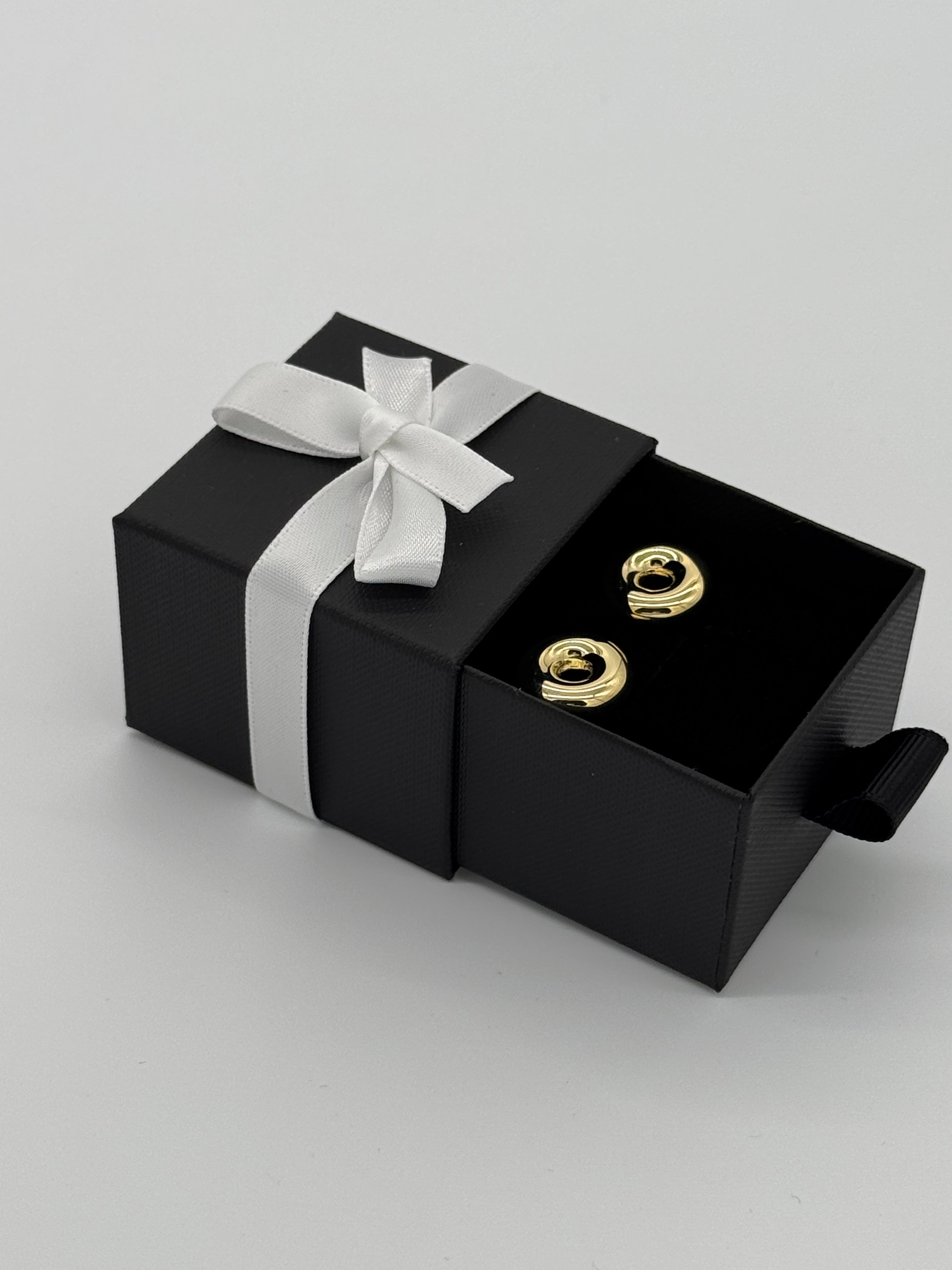 Ohrstecker goldener Donut | Silber vergoldet