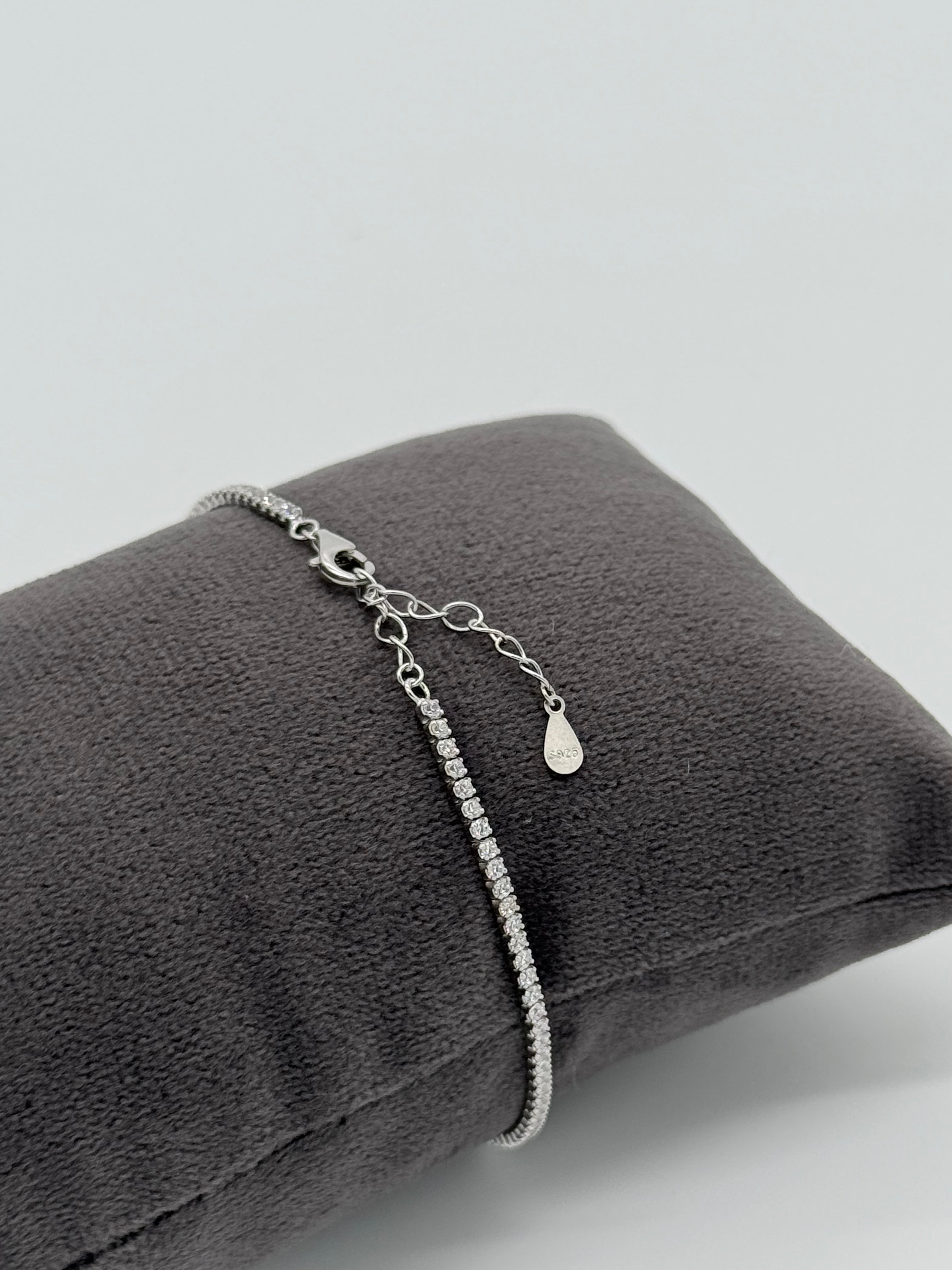 Tennisarmband 925 Silber - Freiheit