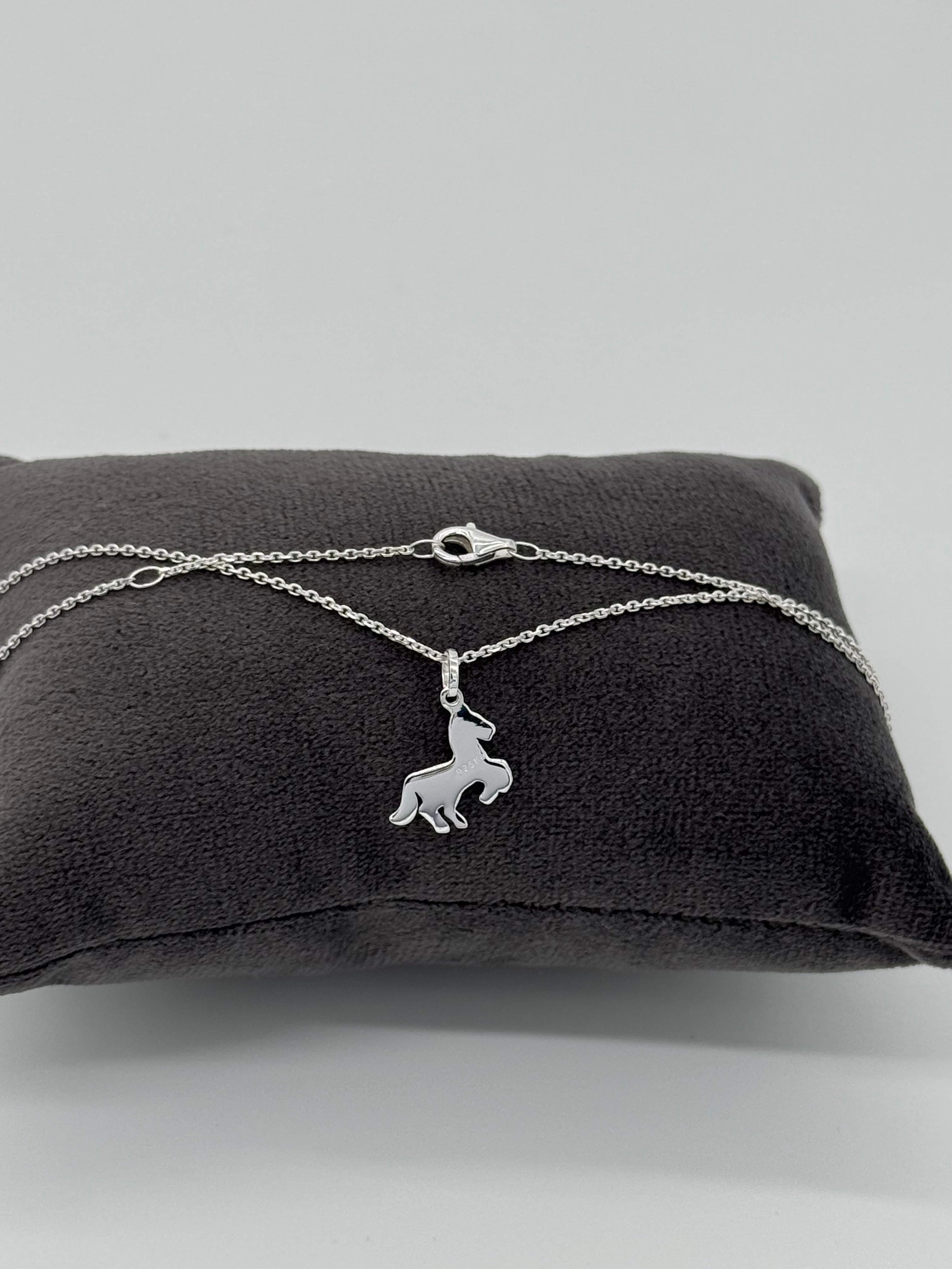 Pferd -> Silberkette | Silber 925