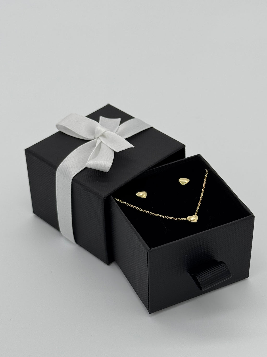 Runde Herzen | Collier und Ohrstecker