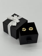 Ohrstecker goldener Donut | Silber vergoldet