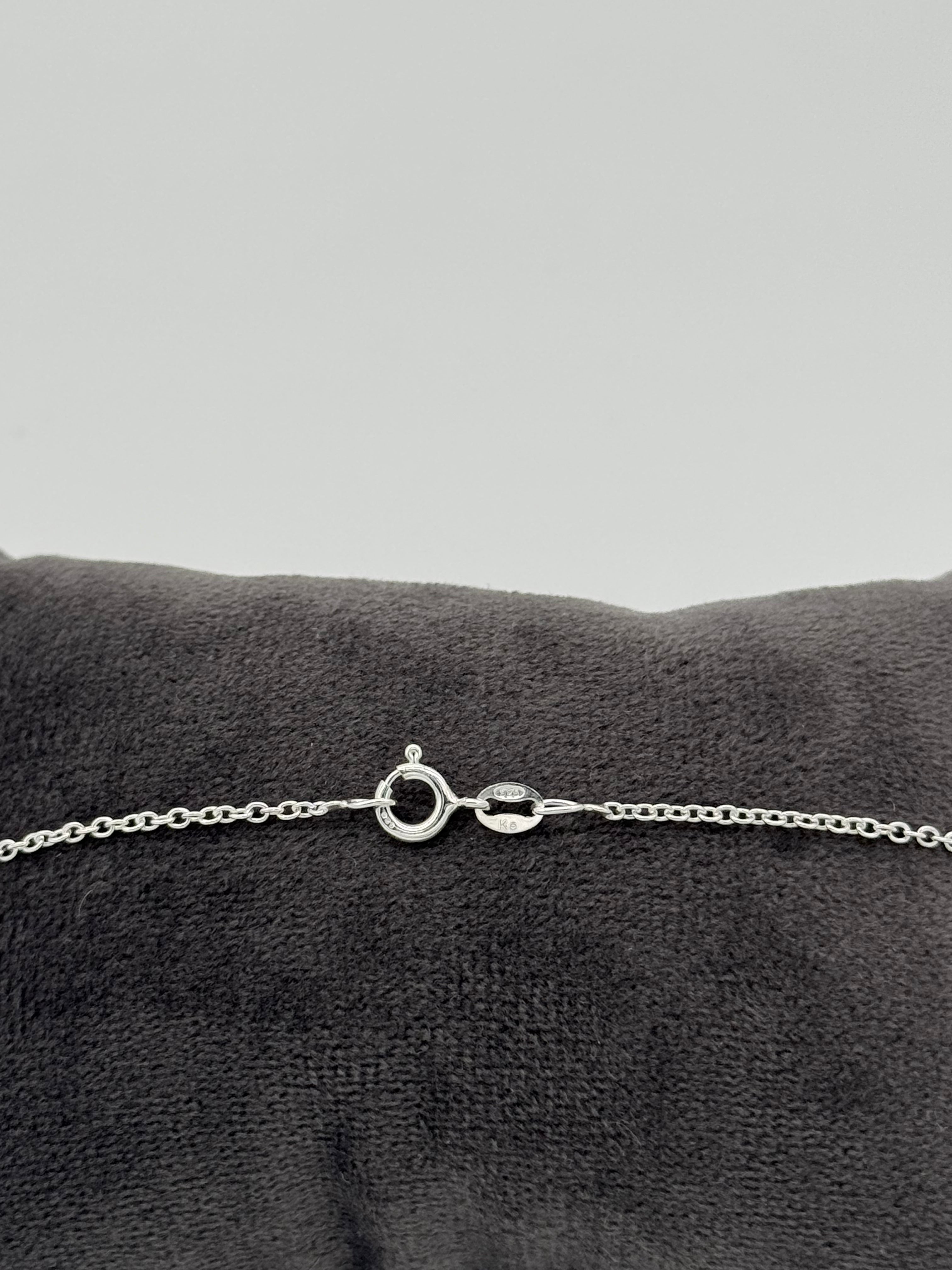 Rundes Muster Collier Silber 925 - Kreis