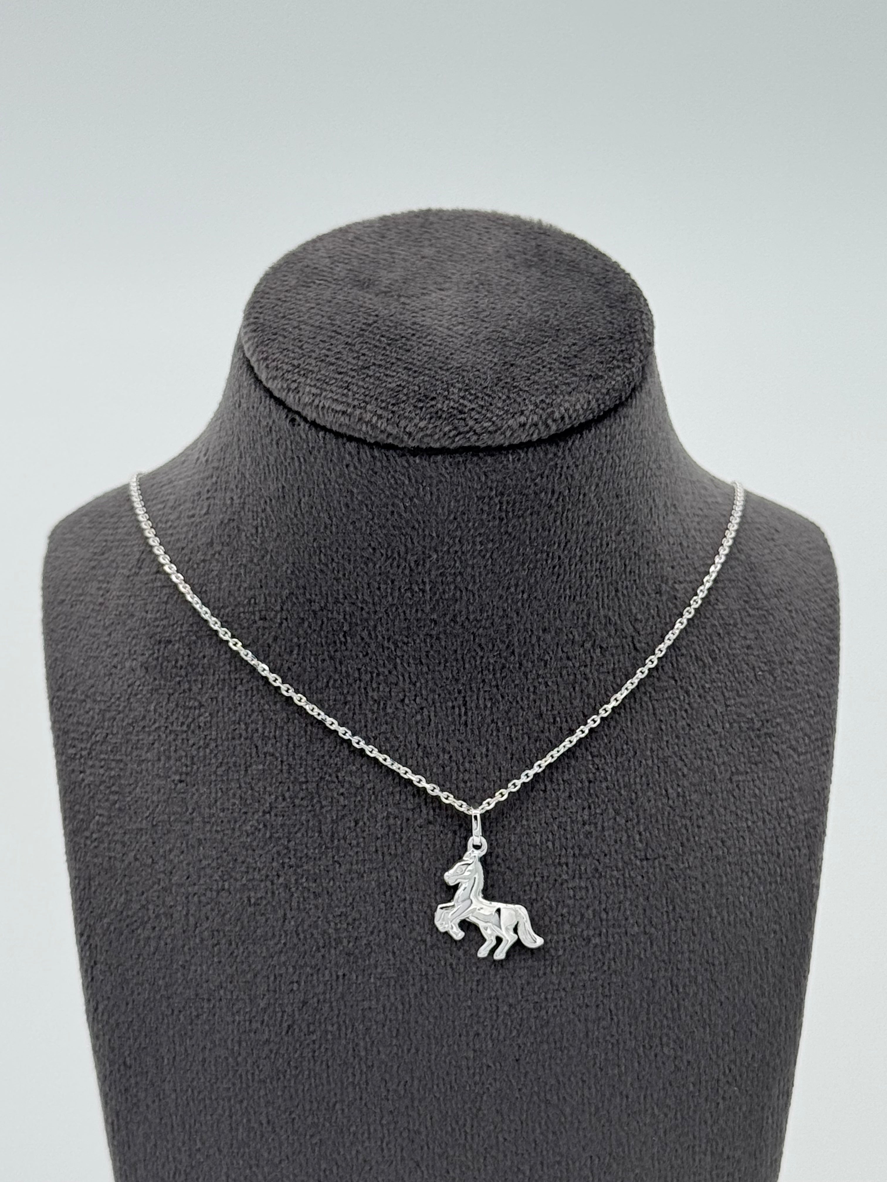 Pferd -> Silberkette | Silber 925