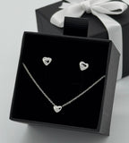 Silberne Herzen | Silber 925 Set