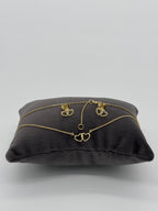 Set Collier und Ohrstecker | Herzen