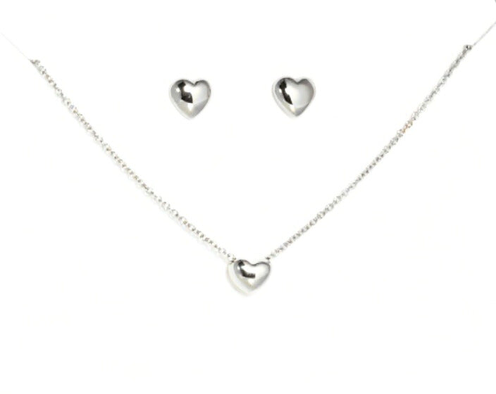 Herz Schmuckset aus 925 Silber – Perfekt als Geschenk 🎁